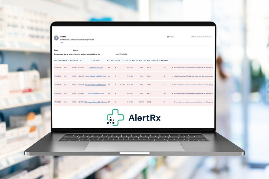 AlertRx is a software solution built by pharmacists, for pharmacists, to catch billing errors in real time.