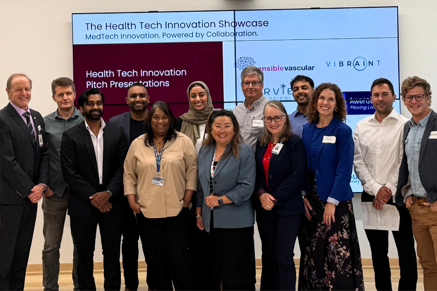 Canadian health tech startups pitched breakthrough solutions at Cambridge Memorial Hospital, connecting with clinicians to shape innovations in patient care.