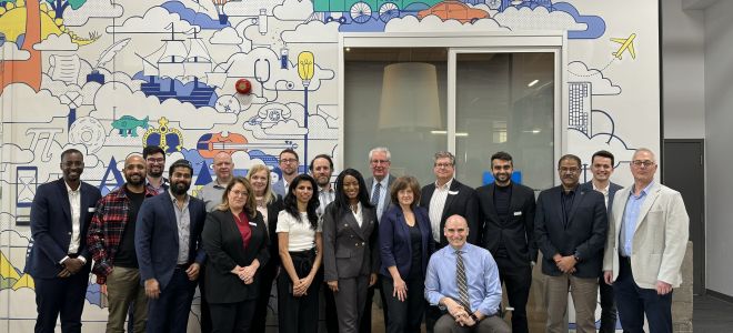 Communitech welcomes the Honourable Jean-Yves Duclos, Minister of Public Services and Procurement for a tour of the hub and a roundtable discussion about breaking down procurement barriers.